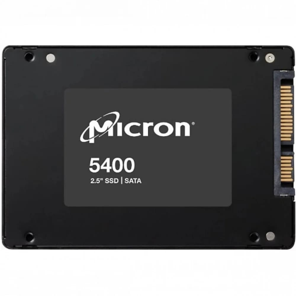 Твердотельный накопитель Micron 5400MAX 3.84TB SATA 2.5" 3D TLC R540/W520MB/s MTTF 3М 95000/34000 IOPS 3,4 DWPD SSD Enterprise Solid State Drive, 1 year OEM (analog MTFDDAK3T8TDT-1AW1ZABYY)