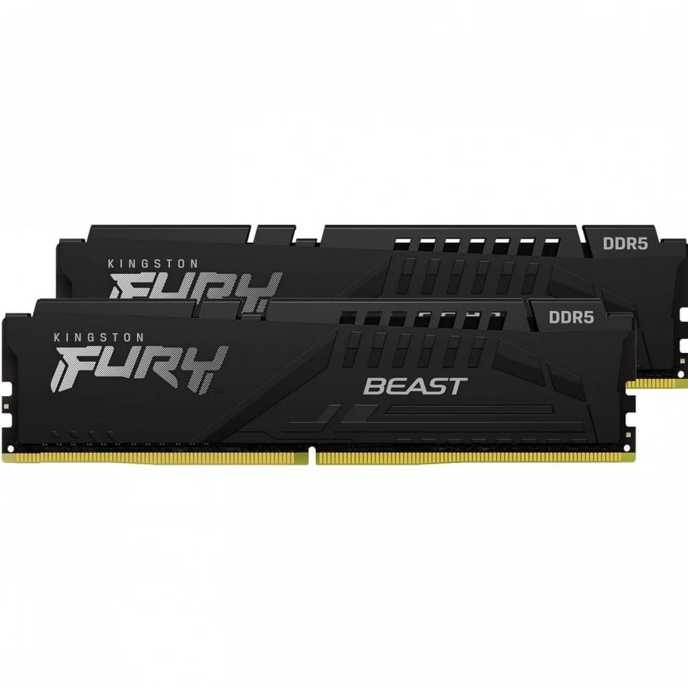 Память DDR5 2x8GB 6000MHz Kingston KF560C30BBEK2-16 Fury Beast Black Expo RTL Gaming PC5-48000 CL30 DIMM 288-pin 1.4В kit single rank с радиатором Ret