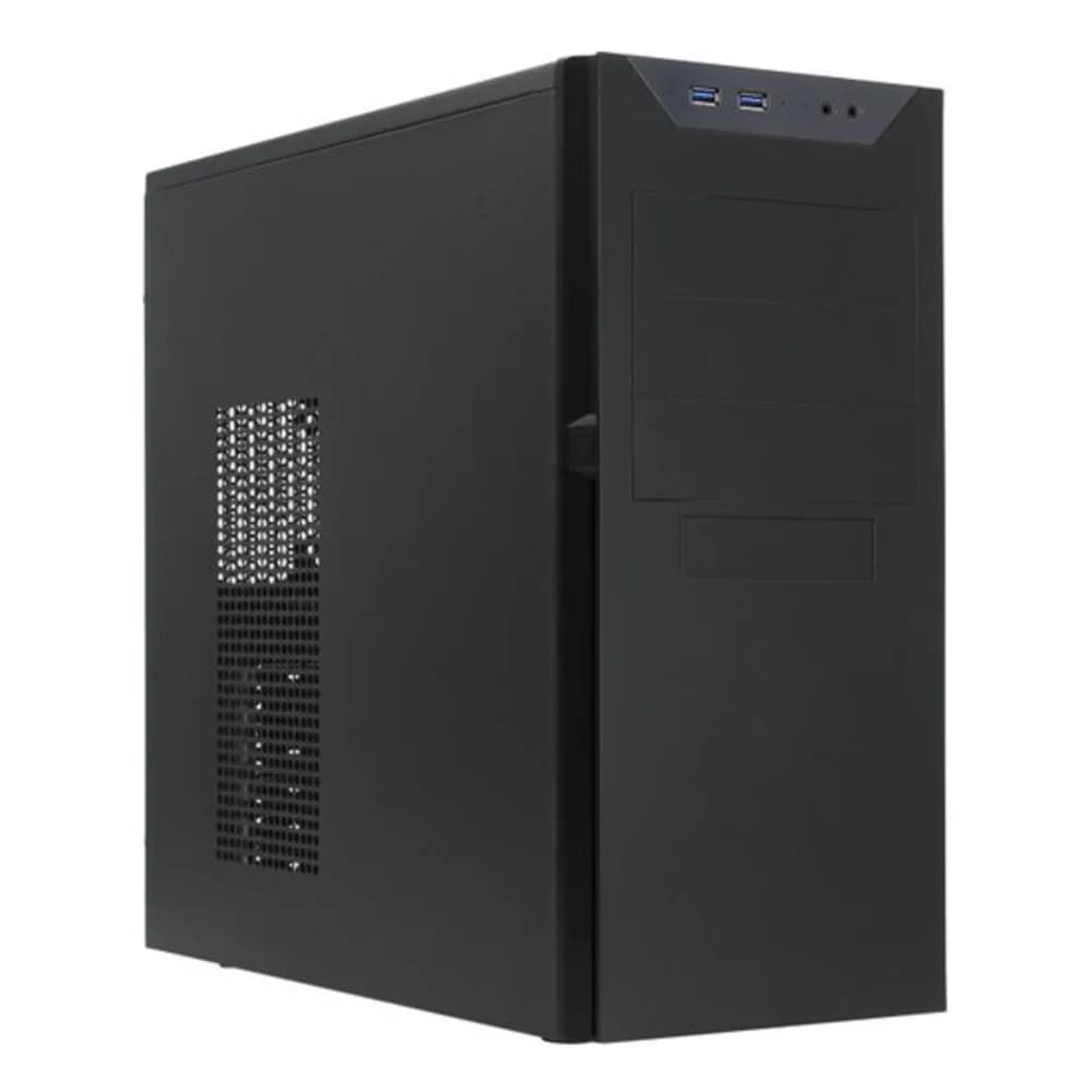 Корпус MidiTower Powerman BA833 Black PM-600ATX-F U3.0*2+A(HD) ATX, mATX