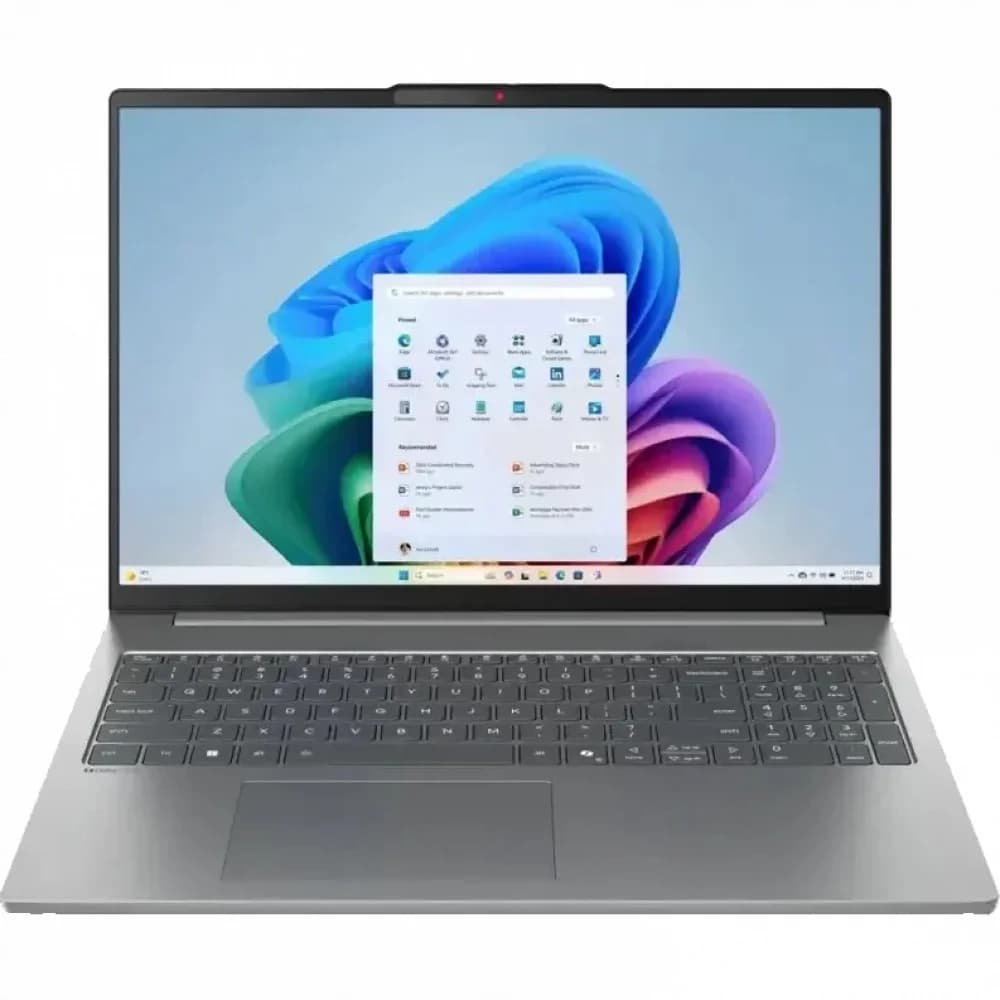 Ноутбук/ Lenovo IdeaPad Slim 5 16AHP10 16"(2880x1800 OLED)/AMD Ryzen 7 8845HS(3.8Ghz)/16384Mb/512PCISSDGb/noDVD/Int:AMD Radeon 780M/Cam/BT/WiFi/80WHr/war 1y/1.76kg/luna grey/noOS + 100W, RU kbd