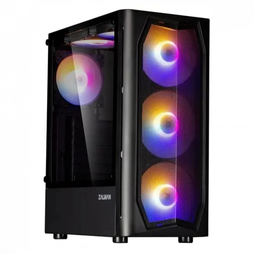 Корпус без блока питания/ Case JONSBO N4, Mini-Tower, 1x120mm, 1xUSB-A 3.0 + 1xUSB-C 3.2, SFX PSU Support, mATX, mITX Black