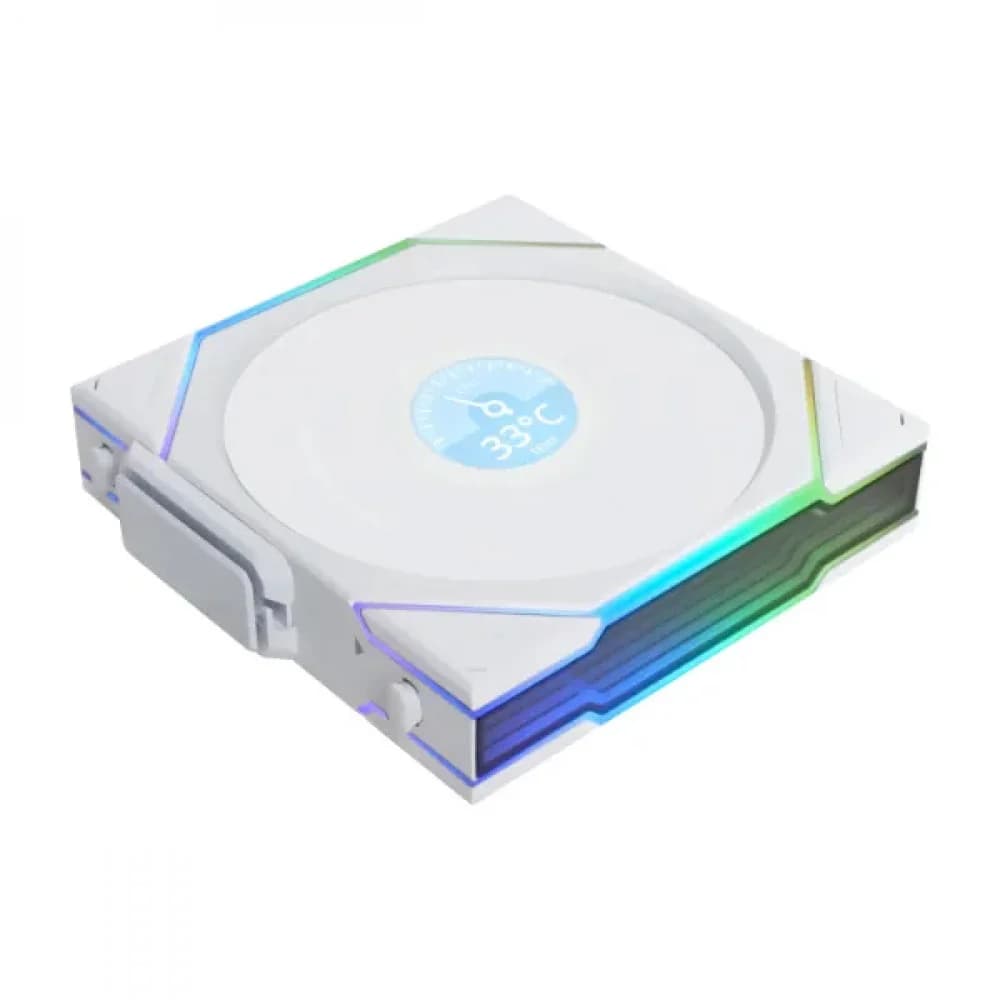 Вентилятор для корпуса Lian Li UNI FAN TL WIRELESS LCD 140 REVERSE BLADE White G99.14RTLLCD1W1W.00