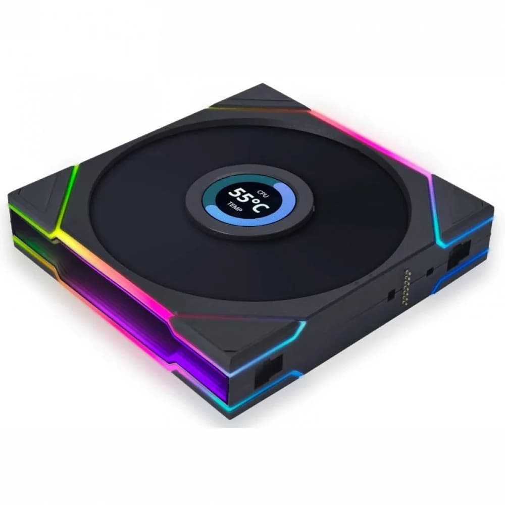 Вентилятор для корпуса Lian Li UNI FAN TL140 LCD Wireless 140mm RGB Black G99.14TLLCD1W1B.00