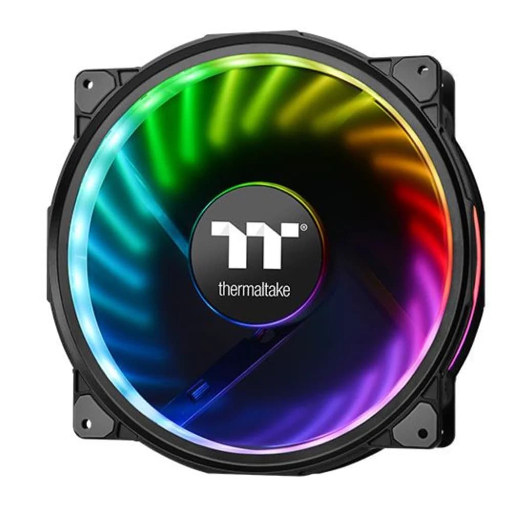 Кулер для компьютерного корпуса,Thermaltake, Riing Plus 20 RGB TT Premium Edition Single Fan Pack with Controller, Riing Plus 20 RGB Case Fan TT Premium Edition (Single Fan Pack with Controller, CL-
