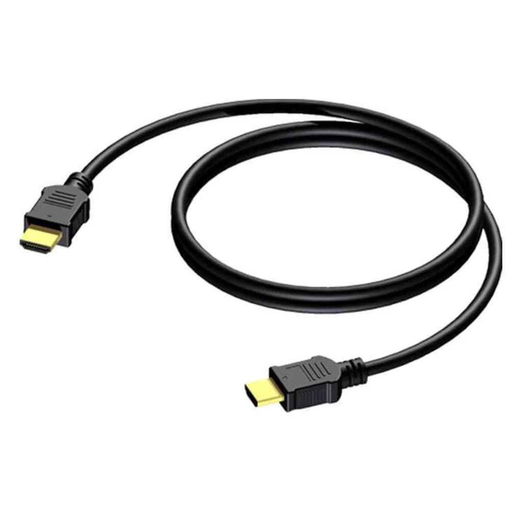 PROCAB Кабель BSV110/10, Кабель HDMI, позолоченные контакты с бескислородными медными жилами и тройное экранирование, сечение проводника 30 AWG. Кабель поддерживает Ethernet и обратный аудиоканал. Д