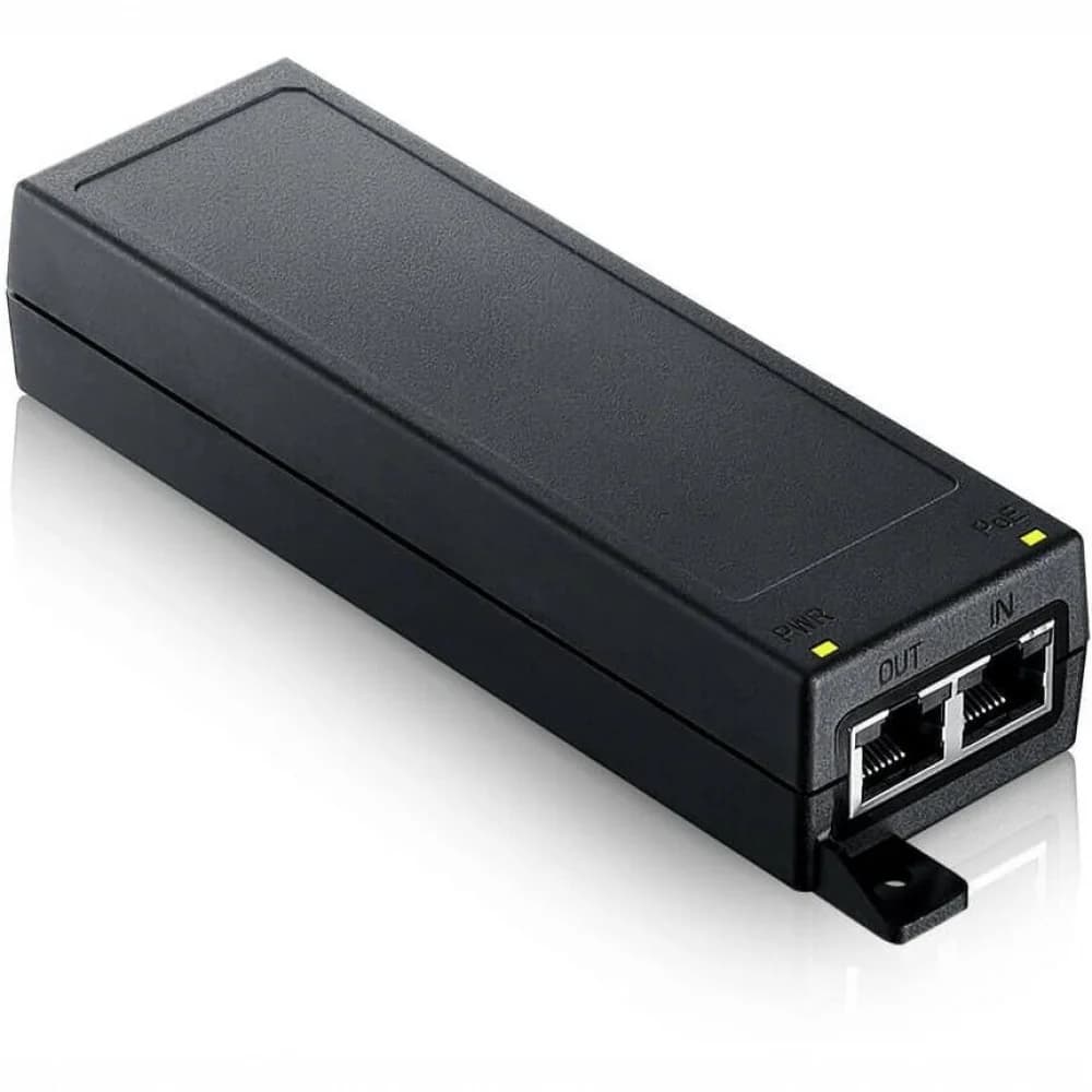 PoE инжектор Мультигигабитный PoE инжектор Zyxel PoE12-30W, 802.3af/at (30 Вт), 2xRJ-45: 1/2.5G