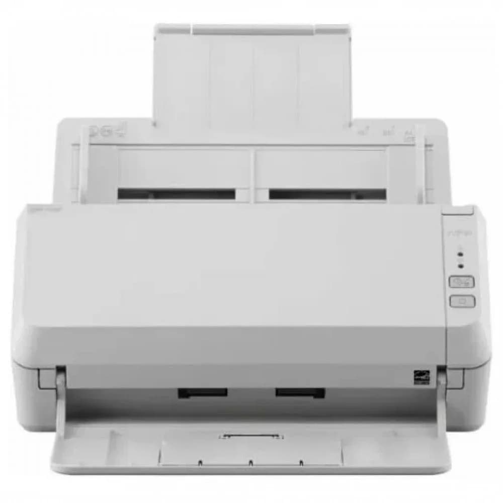 PA03811-B011 - Сканер Fujitsu ScanPartner SP-1125N. 25 стр/мин, 50 изобр/мин, А4, двустороннее устройство автоподачи на 50 листов, разрешение 600 dpi, датчик изображения CIS, USB 3.2, Ethernet, свет