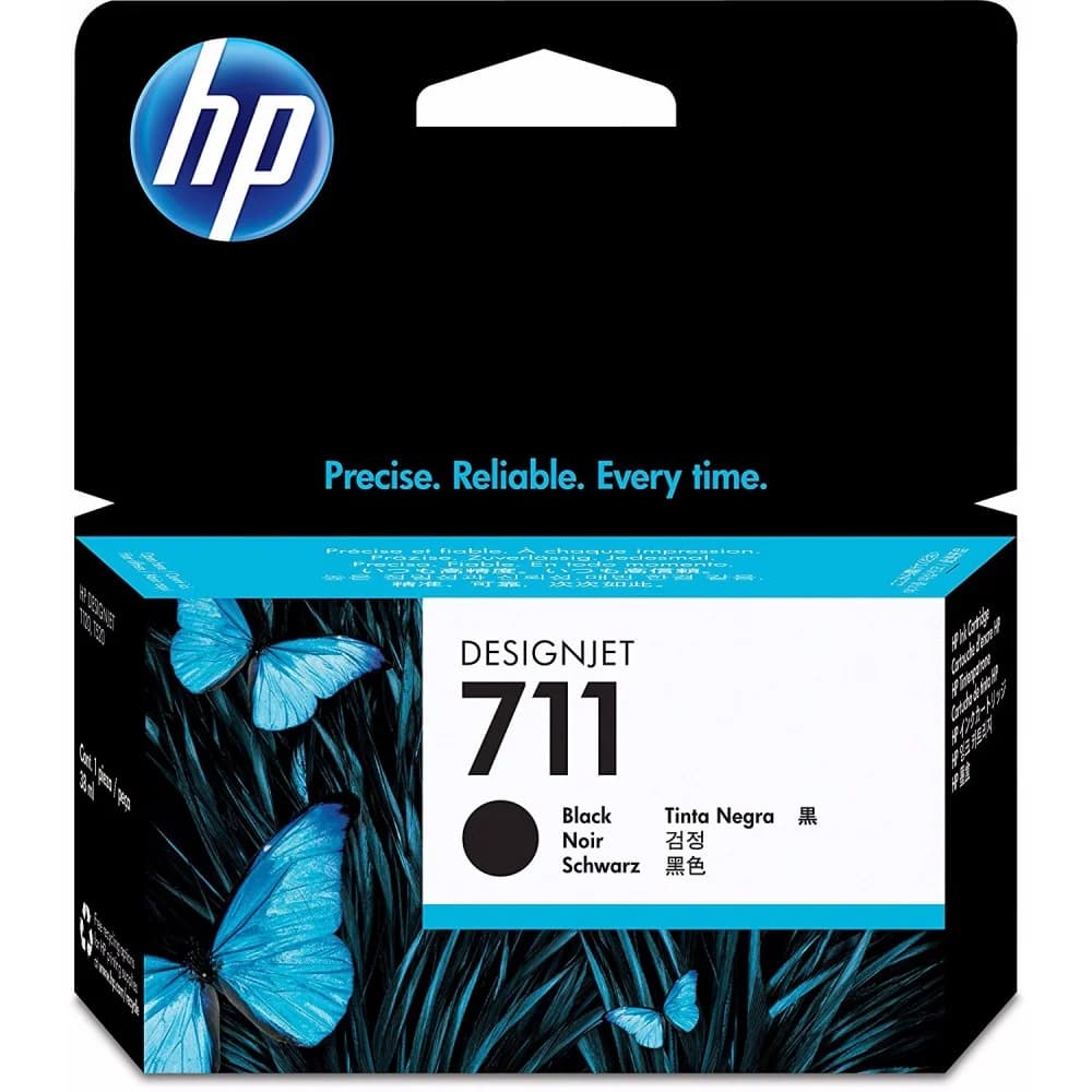 Картридж Cartridge HP 711 для DJ T120/T125/T130/T520/T525/T530, черный (38мл)