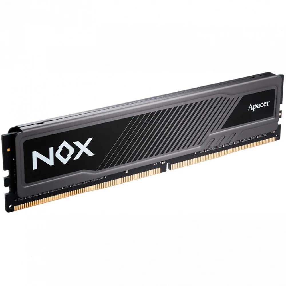 Оперативная память Apacer DDR4 8GB 3200MHz DIMM NOX Black Gaming Memory (PC4-25600) CL16 1.35V Intel XMP 2.0, Heat Sink (Retail) 1024*8 3 years (AH4U08G32C28YMBAA-1)