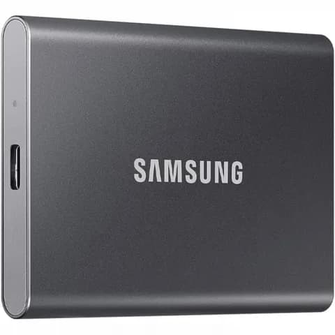 Внешний SSD External SSD Samsung 4.0Tb T7 Shield <MU-PC4T0T/WW> серый (USB3.2 Gen2, up to 1050/1000Mbs, 3D TLC, 88х13х59mm, 98g)
