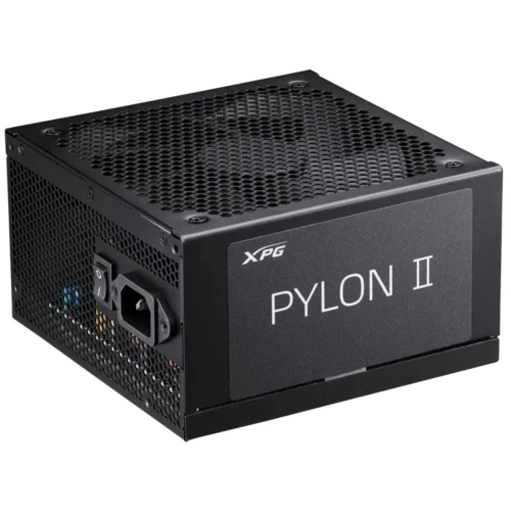 Блок питания XPG Pylon II 650 (ATX 3.1, 650W, PWM 135mm FDB fan, APFC+ LLC+DC to DC, 80+ BRONZE, Taiwanese all caps) RET