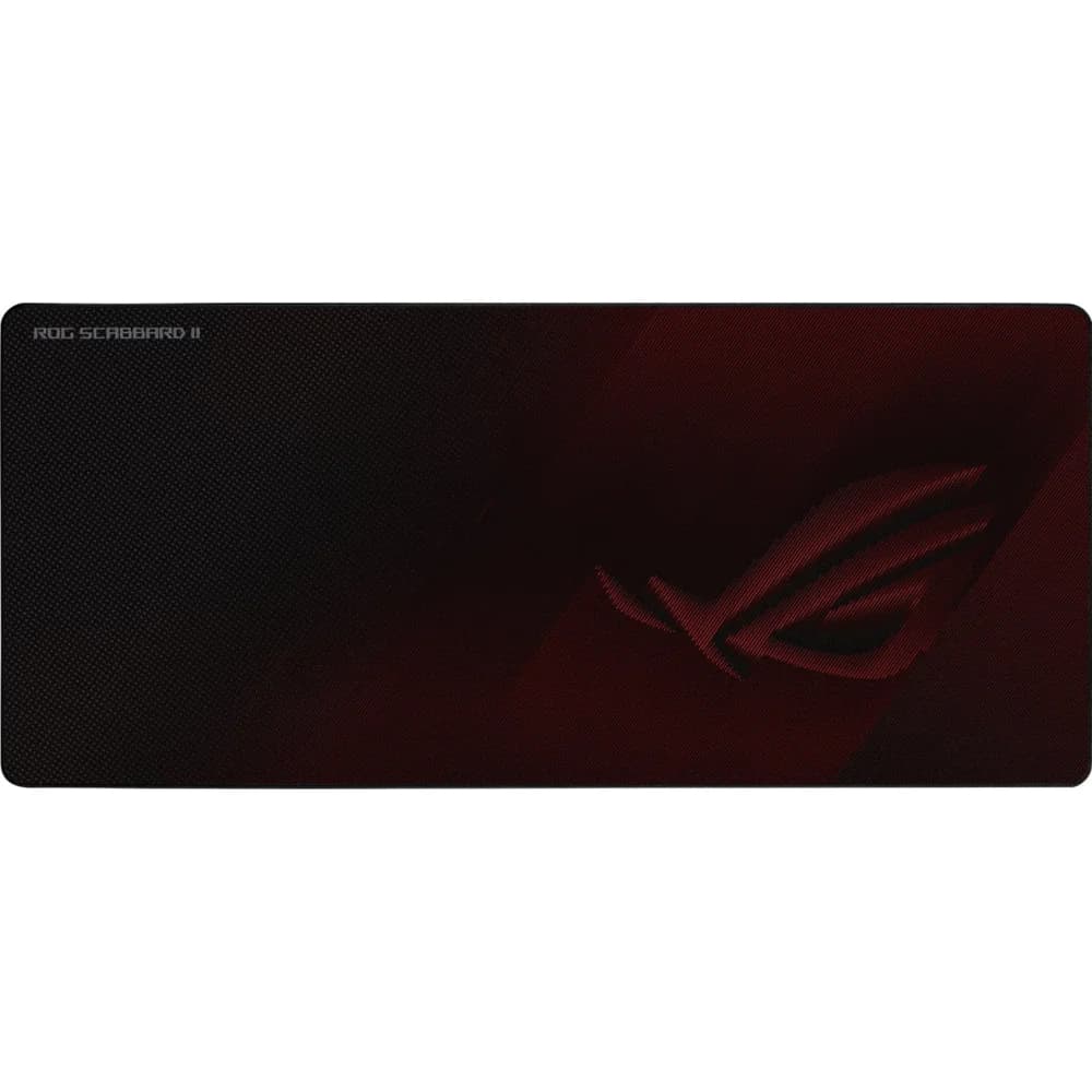 ASUS ROG Scabbard II Игровой коврик для мыши (900 x 400 x 3 mm, резина, тканый материал, cиликон, 90MP0210-BPUA00)