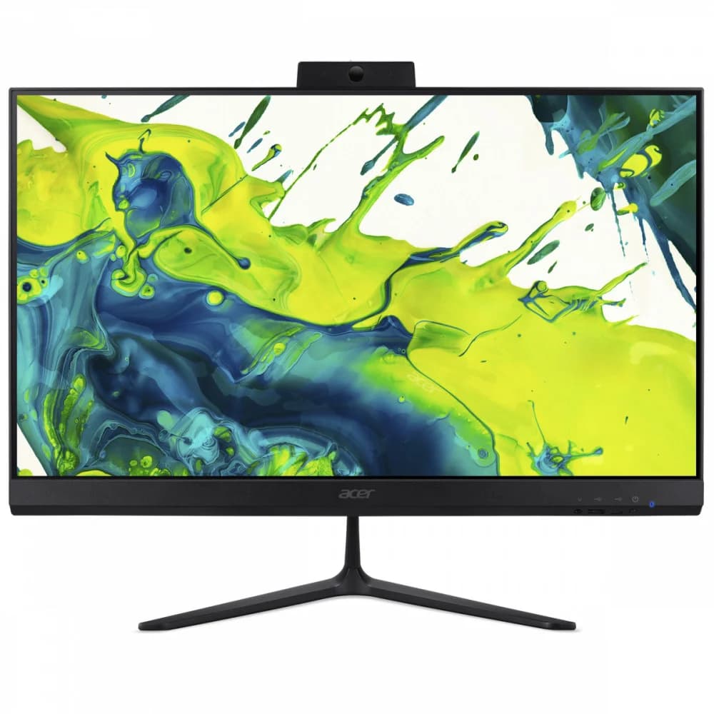 Моноблок Acer Aspire C24-2G 23.8" Full HD Ryzen 5 7430U (2.3) 16Gb SSD512Gb RGr CR Eshell GbitEth WiFi BT 65W клавиатура мышь Cam черный 1920x1080