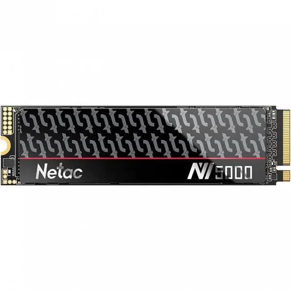 Твердотельный накопитель SSD M.2 Netac 1.0Tb NV5000t Series <NT01NV5000t-1T0-E4X> Retail (PCI-E 4.0 x4, up to 4800/4600MBs, 3D NAND, 640TBW, NVMe 1.4, 22х80mm, heat spreader)