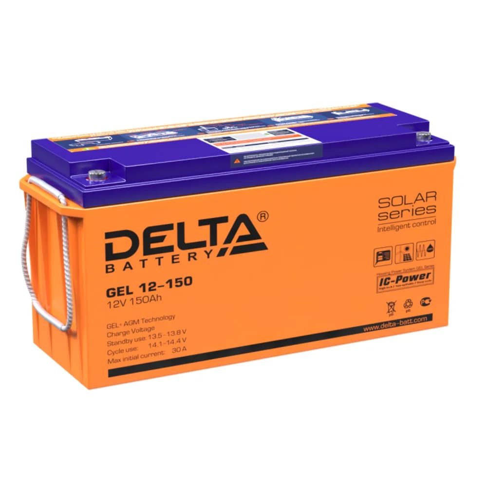 Аккумуляторная батарея Delta Аккумуляторная батарея для ИБП GEL 12-150 (12V / 150Ah) (4614010140003)