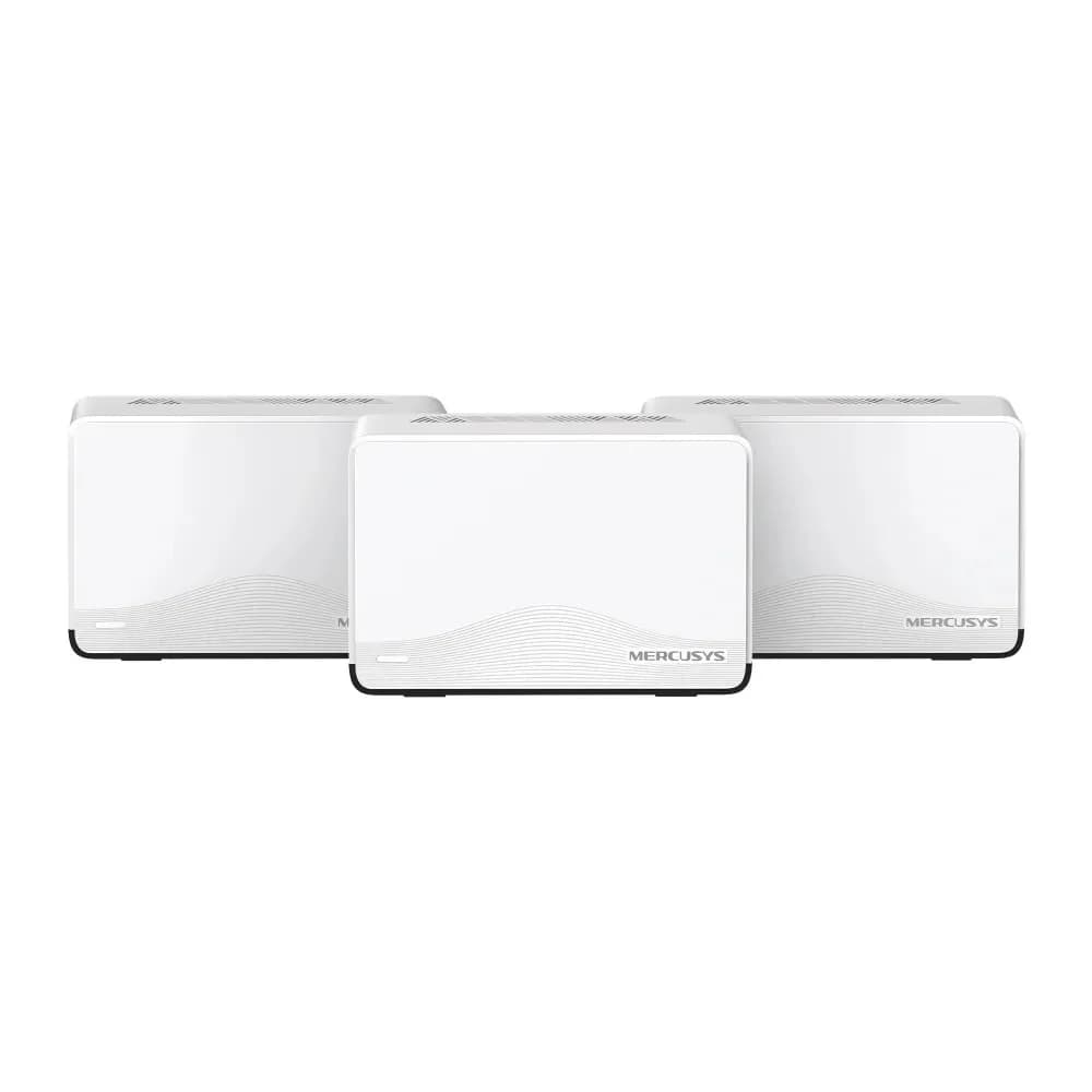 Бесшовный Mesh роутер Mercusys Halo H27BE (HALO H27BE(3-PACK)) BE3600 10/100/1000BASE-TX белый (упак.:3шт)