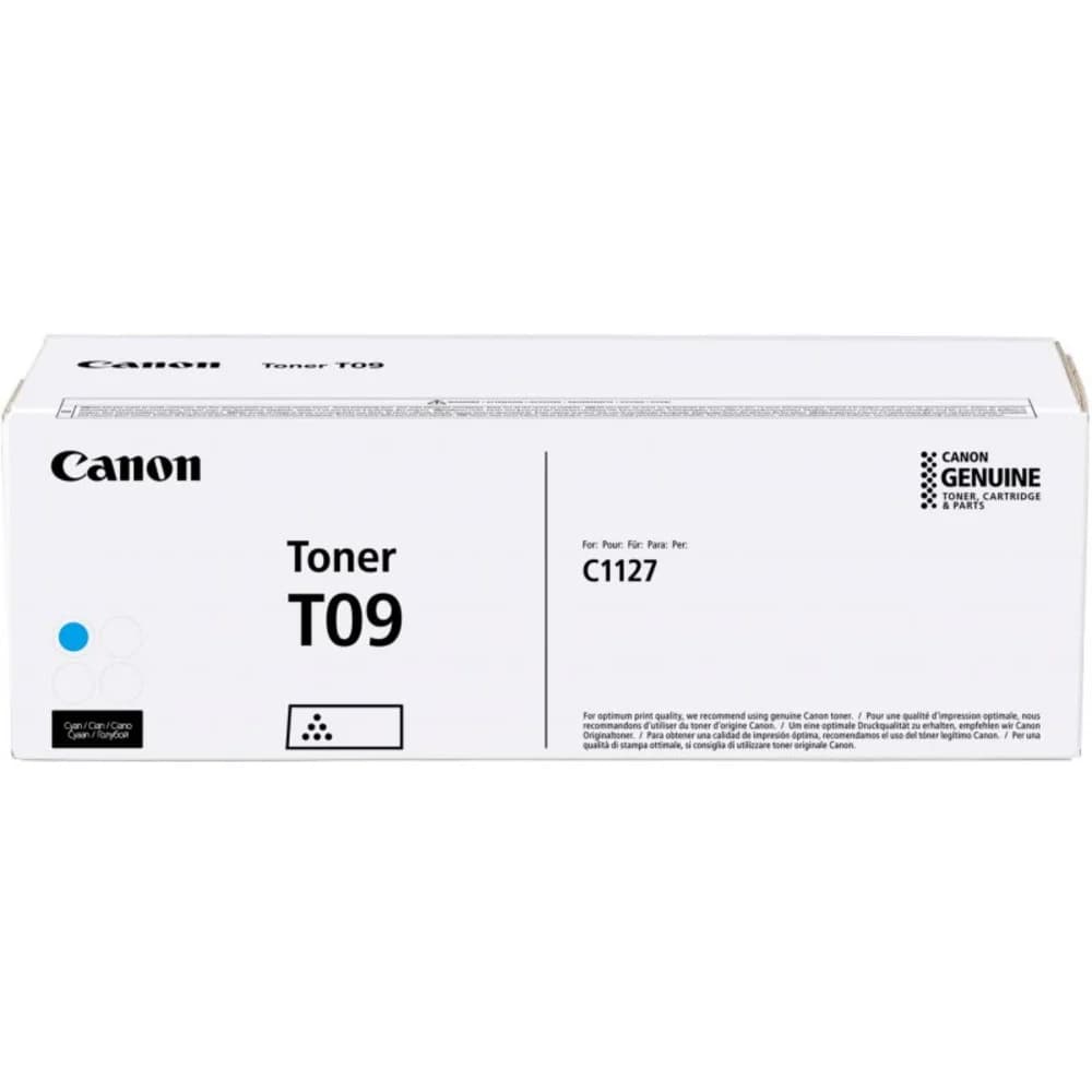 Тонер-картридж Canon T09 C голубой для i-SENSYS X C1127iF/C1127i/C1127P (5 900 стр.)