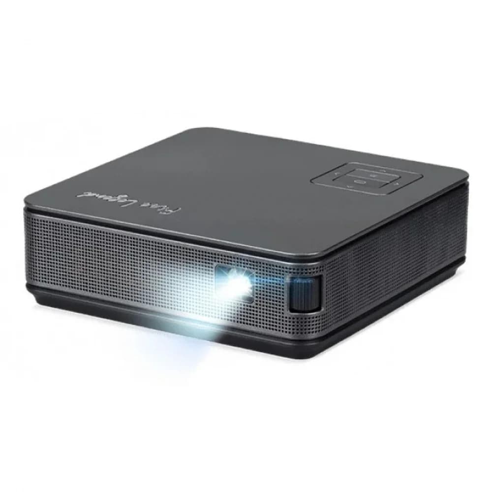 Проектор AOpen PV12p, DLP, 800lm, 5000:1, WVGA (854x480), 20000hr, 0.73-2.54m, Wi-Fi,BT,0.44kg,Black