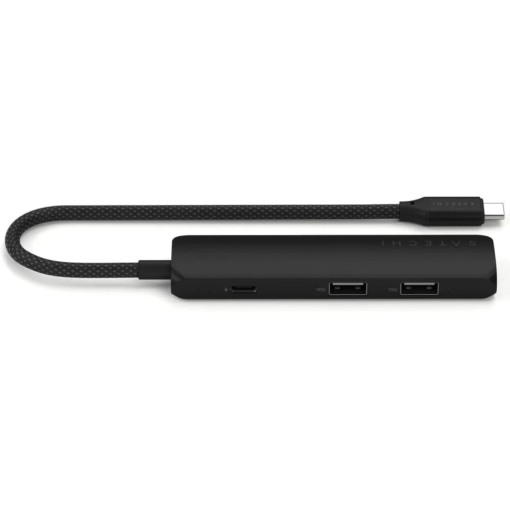 Адаптер Satechi 4-in-1 USB-C PD&2xUSB-A 3.2 Gen2&HDMI 4K@60Hz Slim Multiport Adapte. Цвет: черный