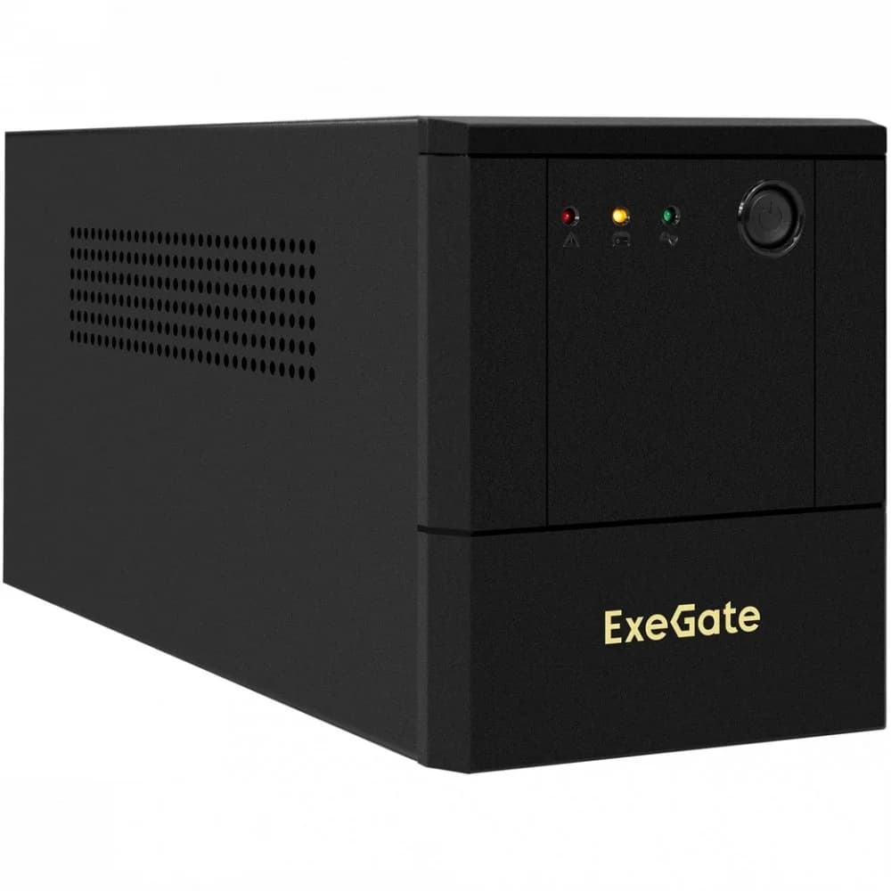 ИБП ExeGate SpecialPro UNB-1000.LED.AVR.8C13.USB (1000VA/700W, LED, AVR, 8*C13, USB, батарея 12V 7.2Ah - 2 шт., металлический корпус, Black)