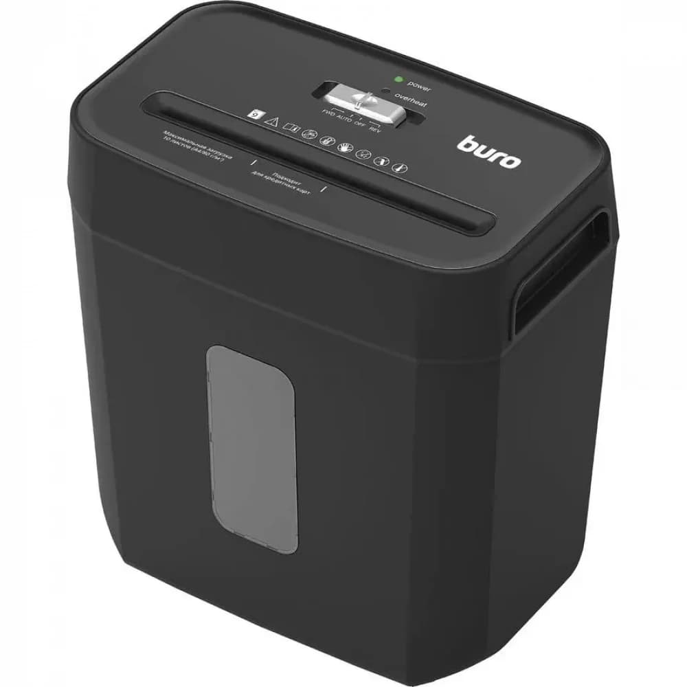 Шредер Buro Office BU-S800 (секр.P-4) фрагменты 10лист. 20.8лтр. пл.карты CD