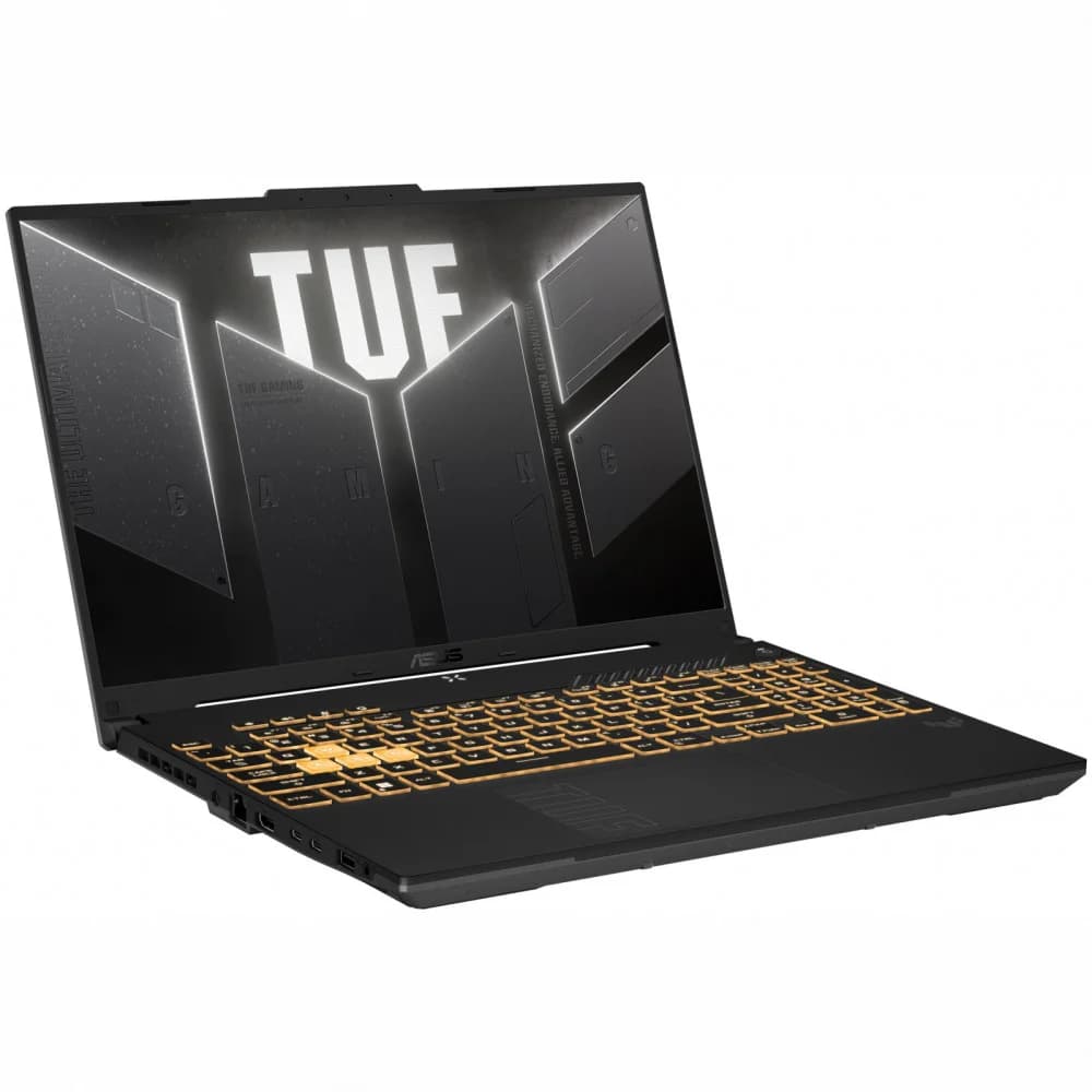 Ноутбук, ASUS TUF Gaming F16 FX607VJB-RL205, 90NR0MZ6-M00AV0, 16", FHD+ 1920x1200, IPS, 144Hz, Core i5 210H, 16GB DDR5, 512GB SSD Gen4, NVIDIA GeForce RTX3050, 6GB GDDR6, DOS, Серый