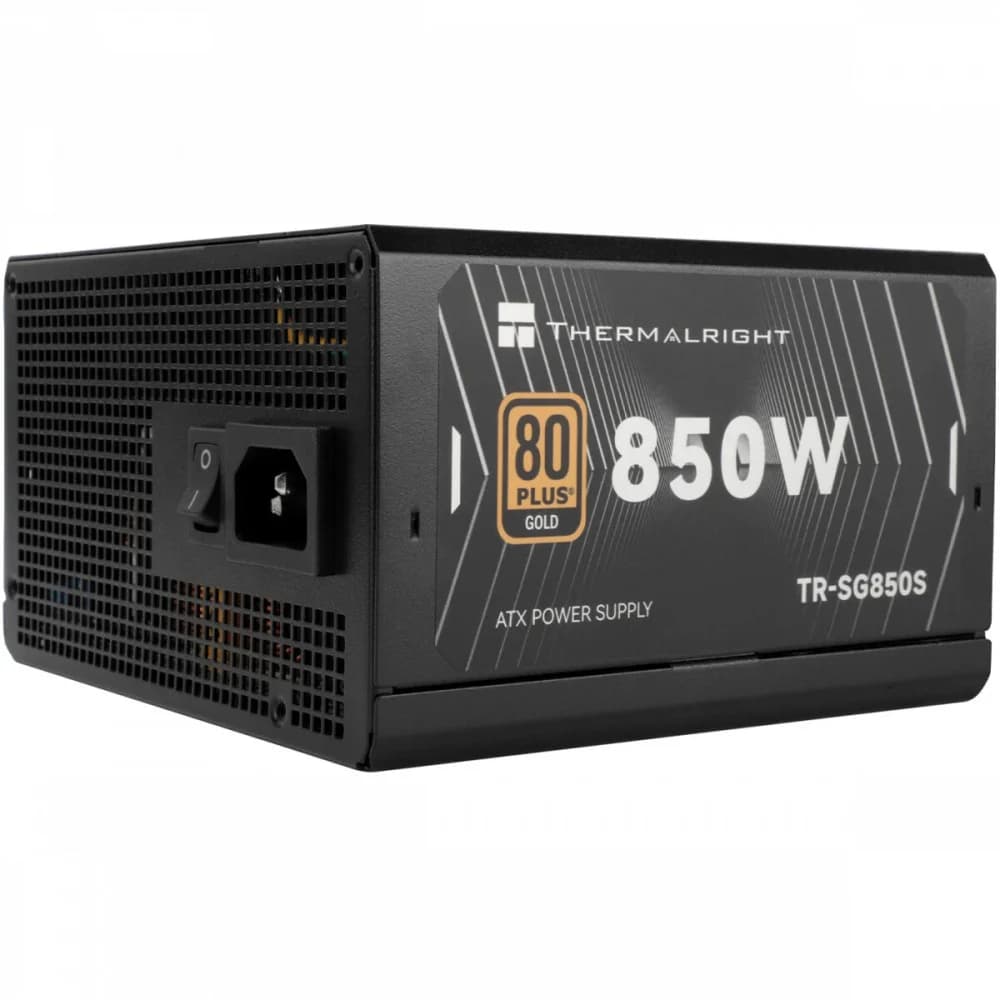 Блок питания 850W/ Power Supply Thermalright, 850W 80+ Gold (ATX, 3.1, PCIe 5.1, Non-modular, 1x24(20+4)pin, 1xCPU 8(4+4)pin, 2xPCIe*2 8(6+2)pin, 5xSATA3, 1x12+4pin (12VHPWR PCIe 5.1 12+4pin 600mm),
