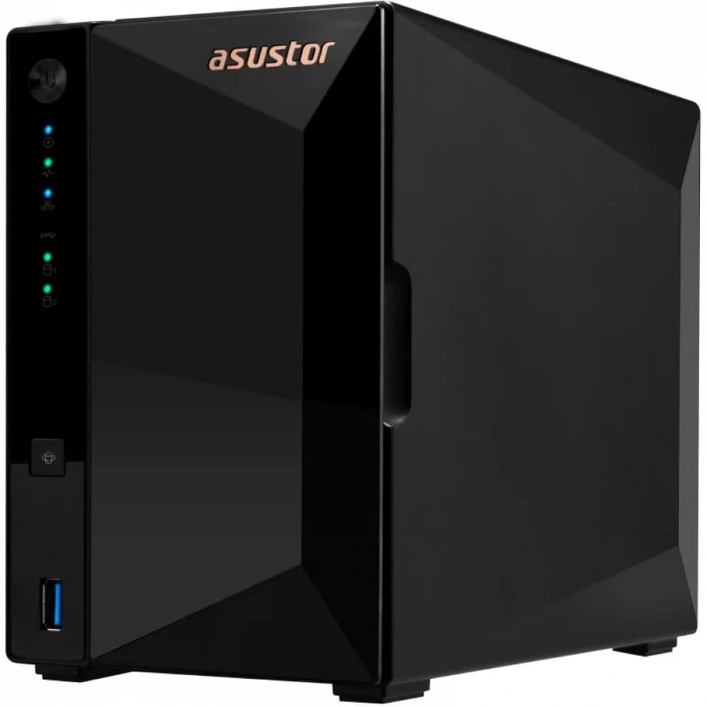 Платформа СХД ASUSTOR AS3302T v2 2 Bay (Max.14) 2.5GLAN 2GB DDR4 3xUSB