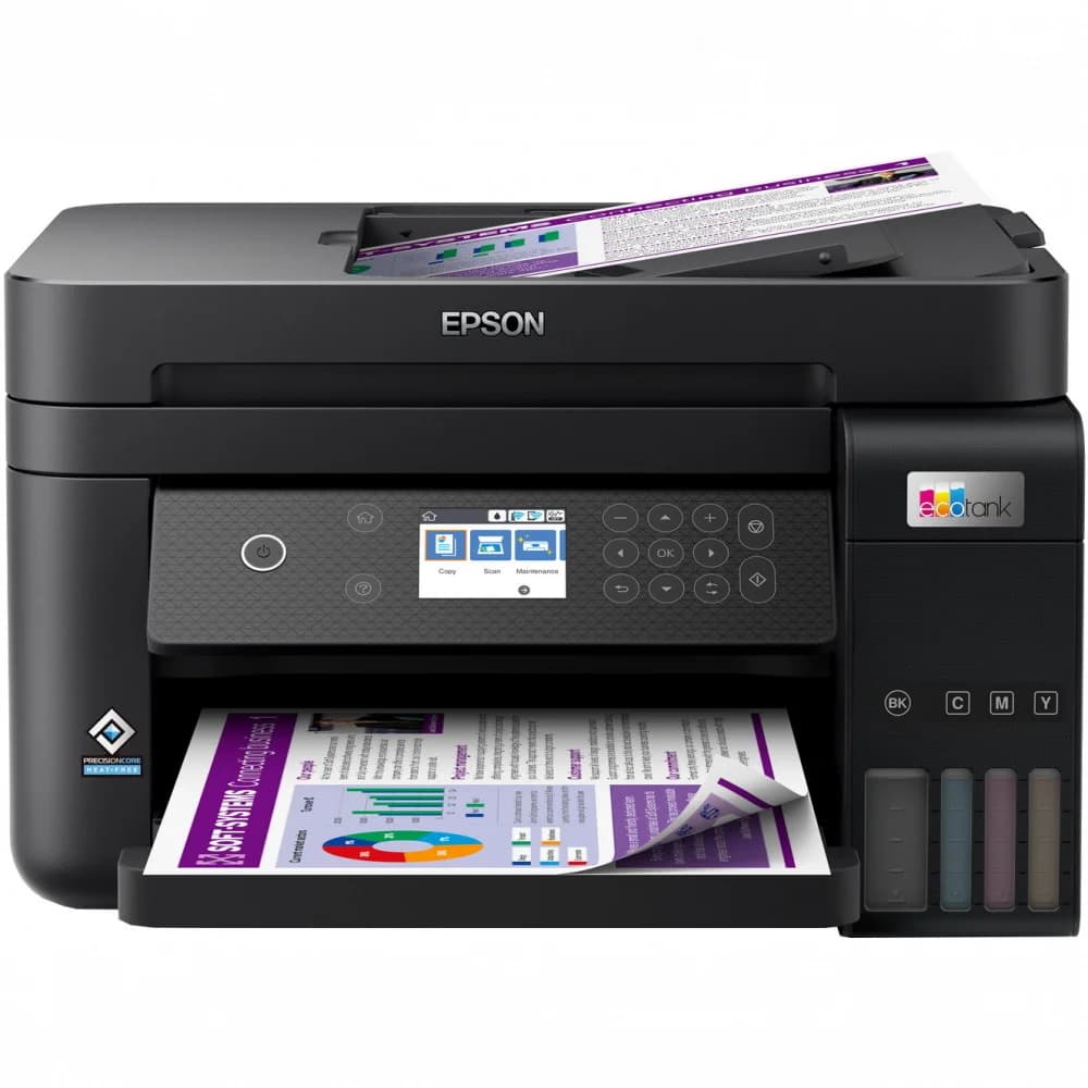 МФУ струйный Epson L6270 (C11CJ61507/61407/64407) A4 Duplex Net WiFi черный