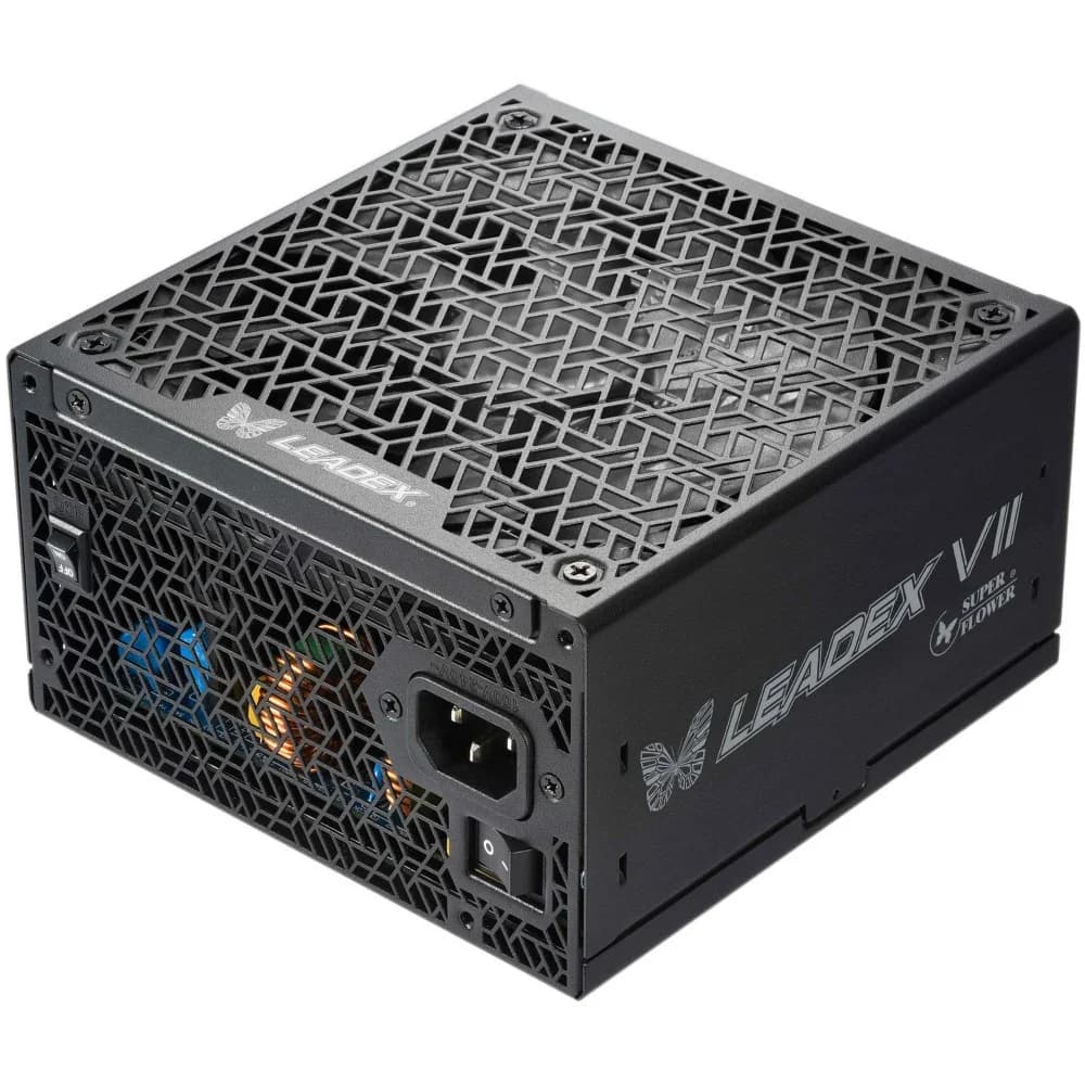 блок питания 1300 Ватт/ Power Supply Super Flower Leadex VII, 1300W, ATX 3.0, 140mm, 12xSATA, 4xPCI-E(6+2), 1x12VHPWR(12+4), APFC, 80+ Gold, Full Modular