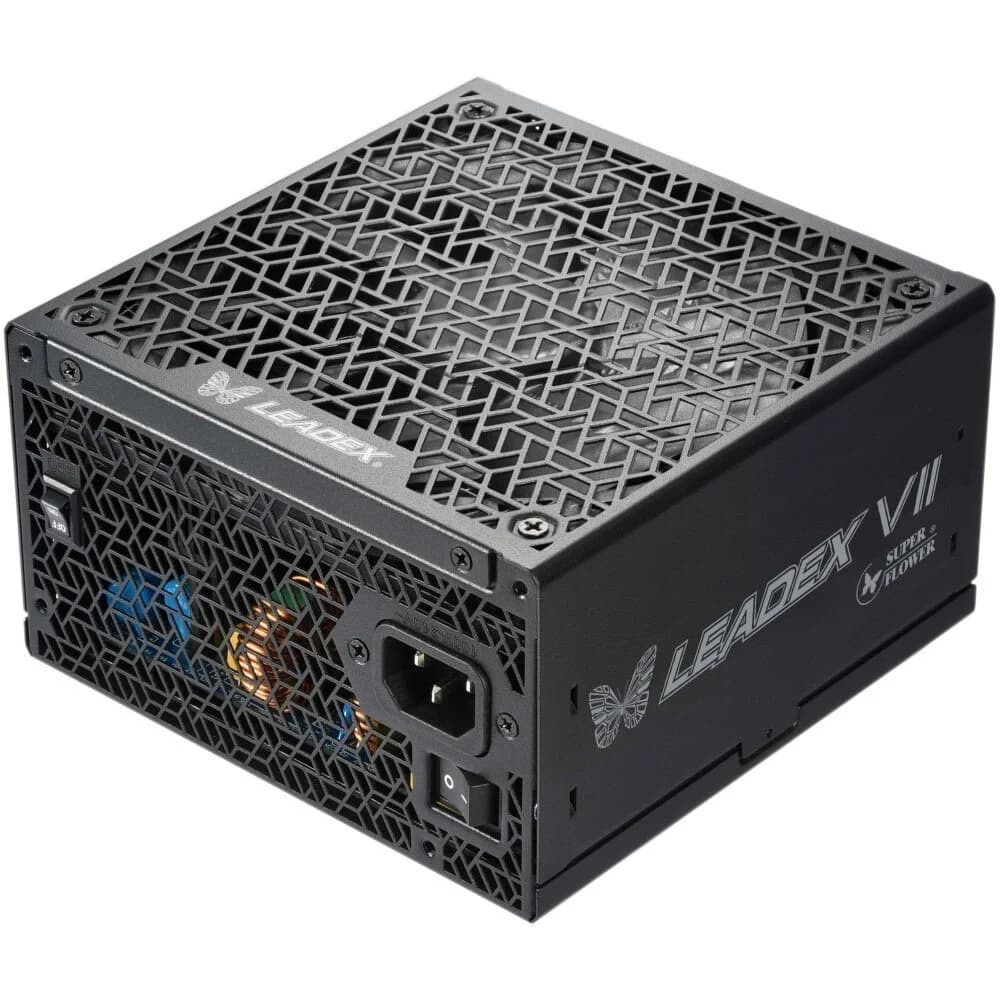 Блок питания 1000 Ватт/ Power Supply Super Flower Leadex VII, 1000W, ATX 3.0, 140mm, 12xSATA, 4xPCI-E(6+2), 1x12VHPWR, APFC, 80+ GOLD, Full Modular