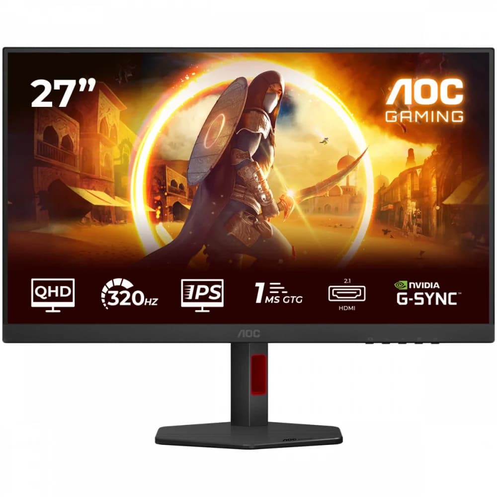 Монитор Игровой 27" AOC Q27G4SRU/01 IPS 2560x1440 320Hz 1ms 450cd/m 1000:1 2xHDMI 1xDP 2Wx2 Black