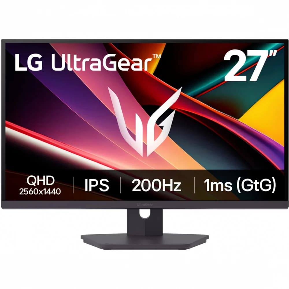 Монитор, LG, 27G610A-B, 27", 2560x1440, IPS, 200 Гц, HDMI*1, DP 1.4*1, USB*5, USB-C*1, Аудиовыход, 400 кд/м2, 1000:1, 16.7M., 1 мс, 178/178, 16:9, Черный