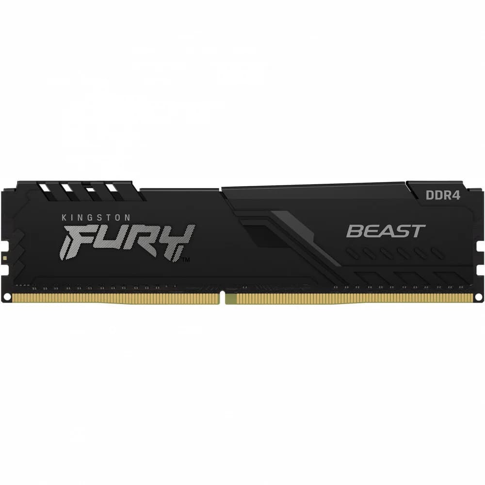 Память DDR4 32Gb 3600MHz Kingston KF436C18BB/32 Fury Beast RTL Gaming PC4-28800 CL18 DIMM 288-pin 1.35В dual rank с радиатором Ret