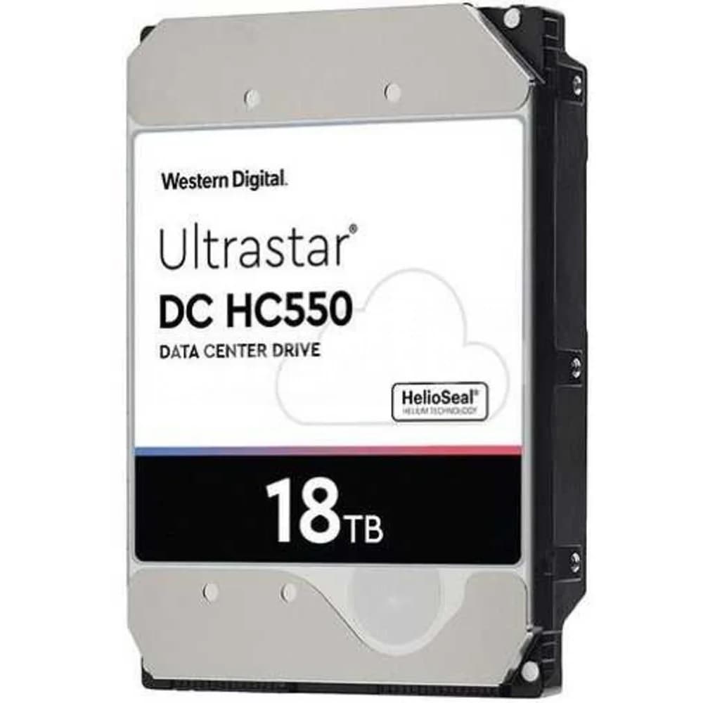 Жесткий диск серверный WD Ultrastar DC HC550 WUH721818ALE6L4 18TB 3.5" SATA 6Gb/s, 7200rpm, 512MB, 0F38459, 512e, Bulk {20} (721328)