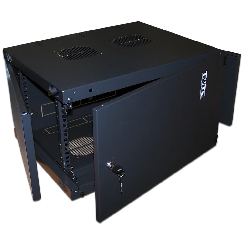 Шкаф Шкаф настенный Next, 9U 550x600, металлическая дверь, черный