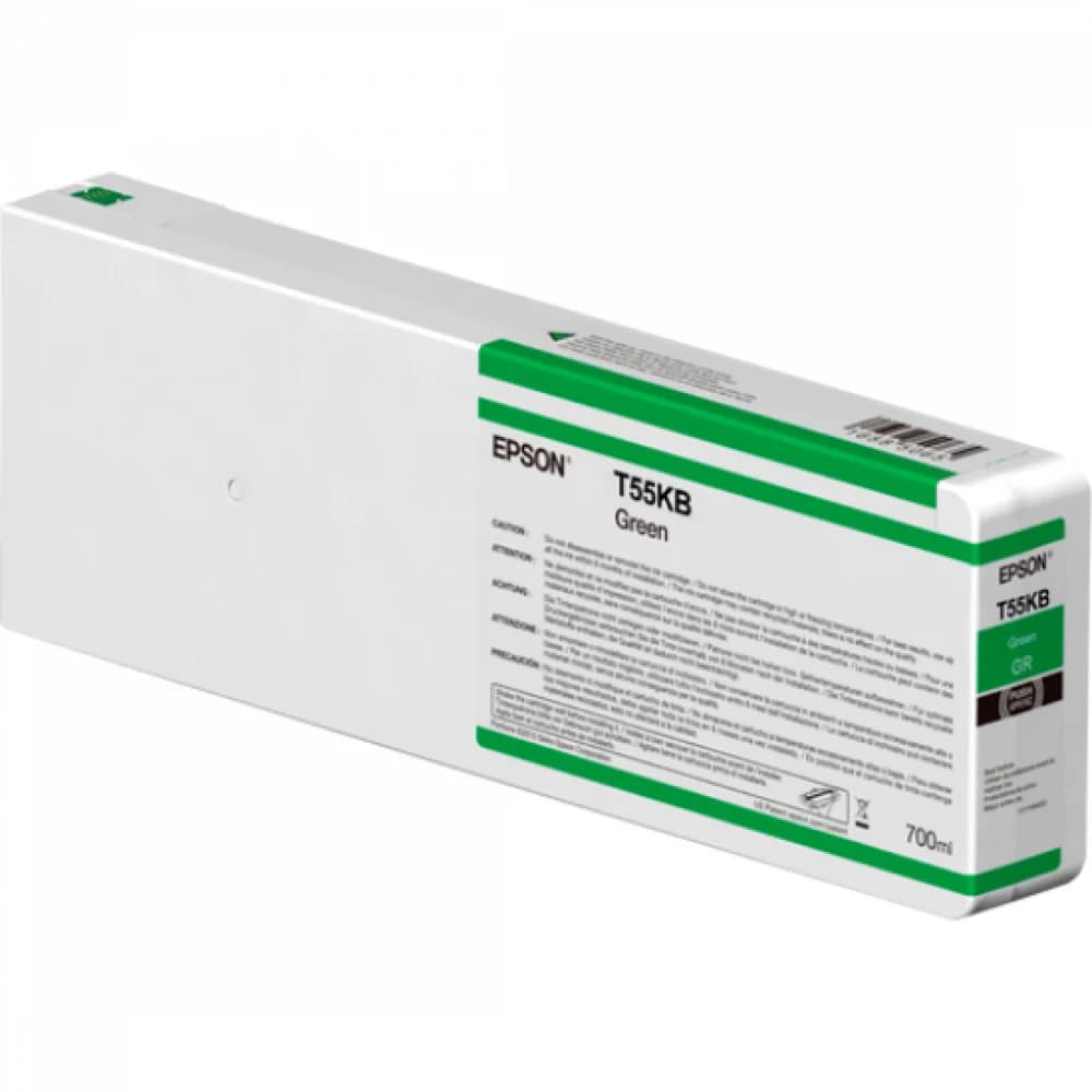Картридж Epson C13T55KB00 Singlepack с зелеными чернилами обеспечит высококачетсвенную печать для приентеров Epson. Вид струйный Назначение широкоформатный принтер Цвет печати зеленый Поддерживаемые