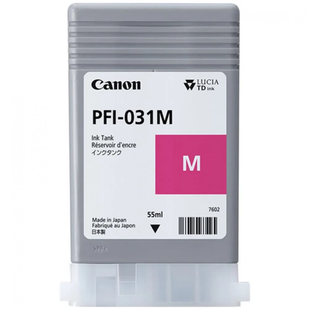 Картридж струйный Canon PFI-031M 6265C001AA пурпурный (55мл) для Canon imagePROGRAF TM-240, TM-340.
