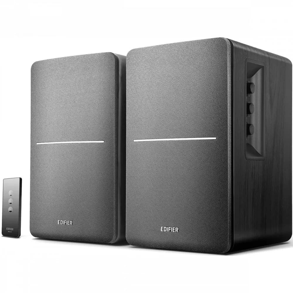 Акустическая система/ Колонки EDIFIER R1280T Чёрный 21Вт+21Вт. Частотная характеристика: 75 Гц- 18кГц. Входы: RCA. В комплекте: пульт ДУ, колоночный кабель, кабель 2RCA-2RCA, кабель 3.5 мм - 2RCA