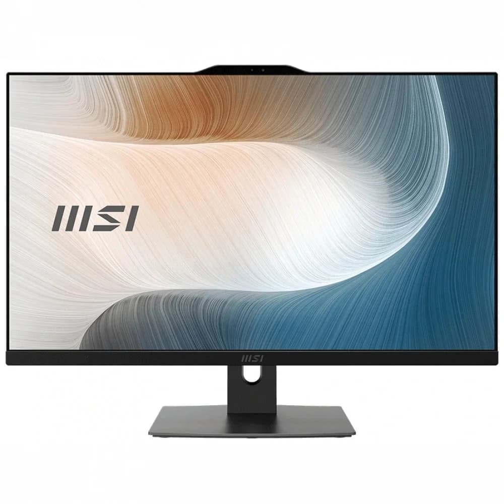 Моноблок/ Modern AM242P 1MA-2407XRU 23.8"(1920x1080 IPS)/Intel Core 5 120U(1.4Ghz)/16384Mb/500SSDGb/noDVD/Int:Intel® Graphics/Cam/BT/WiFi/war 1y/4.65kg/Black/noOS + Wireless KB+M