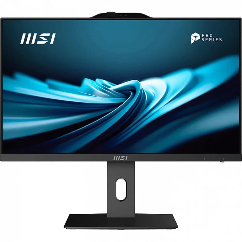 Моноблок/ MSI PRO AP242P 14M-685XRU 23.8"(1920x1082 (матовый) IPS)/Intel Core i5 14400(2.5Ghz)/8192Mb/512PCISSDGb/noDVD/Int:Intel UHD Graphics 730/Cam/BT/WiFi/-/war 1y/4.63kg/Black/noOS + Wireless K