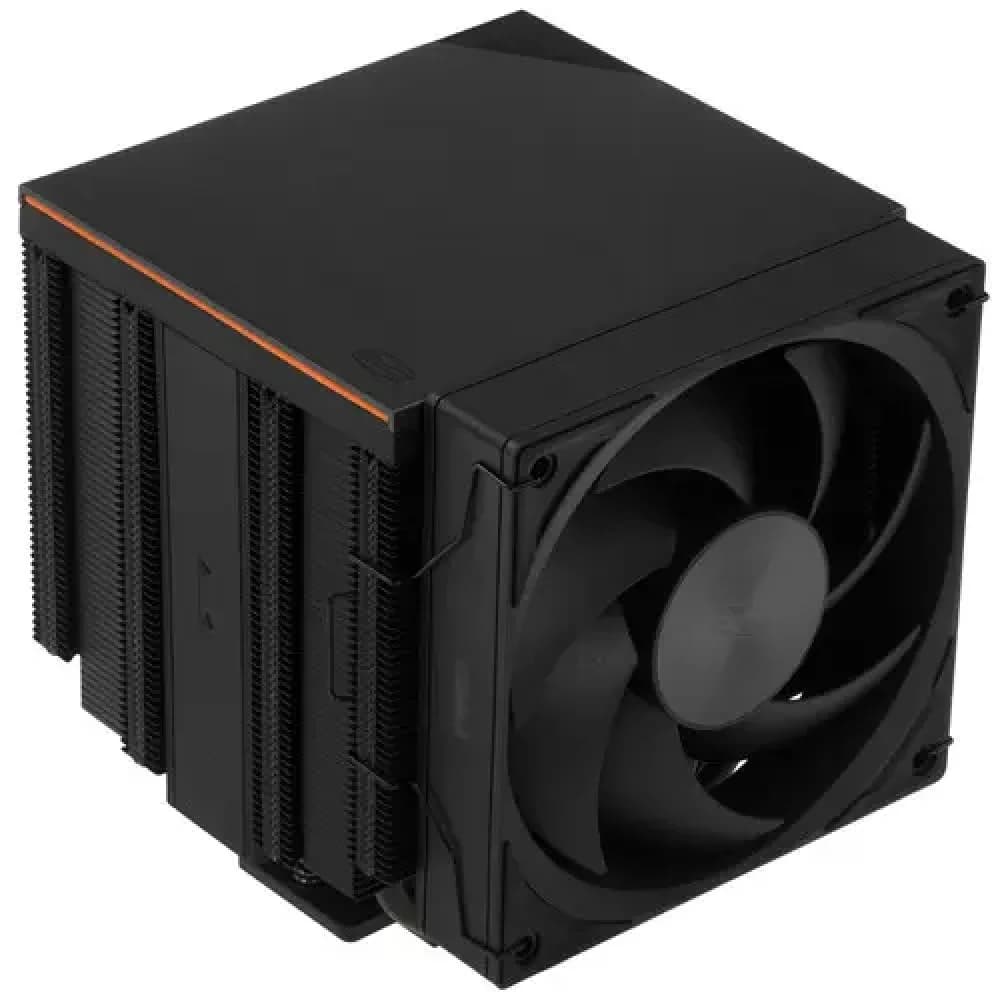 Кулер для процессора/ CPU Cooler PCCooler RZ620Pro TC BK (265W, 4-pin PWM, 160mm, Al/Cu, 6x6mm, 2x120mm, 80CFM, 36.2dBA, 2400RPM, S: 1851/1700/1200/115X, AM5/AM4, black)