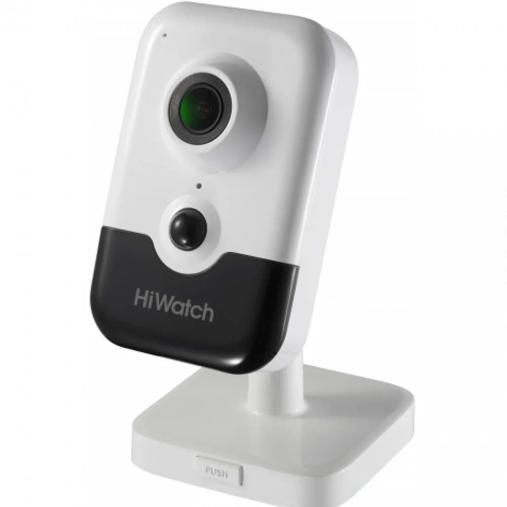 Камера видеонаблюдения IP HiWatch DS-I214W(C)(4mm) Wi-Fi 4-4мм цв. корп.:белый