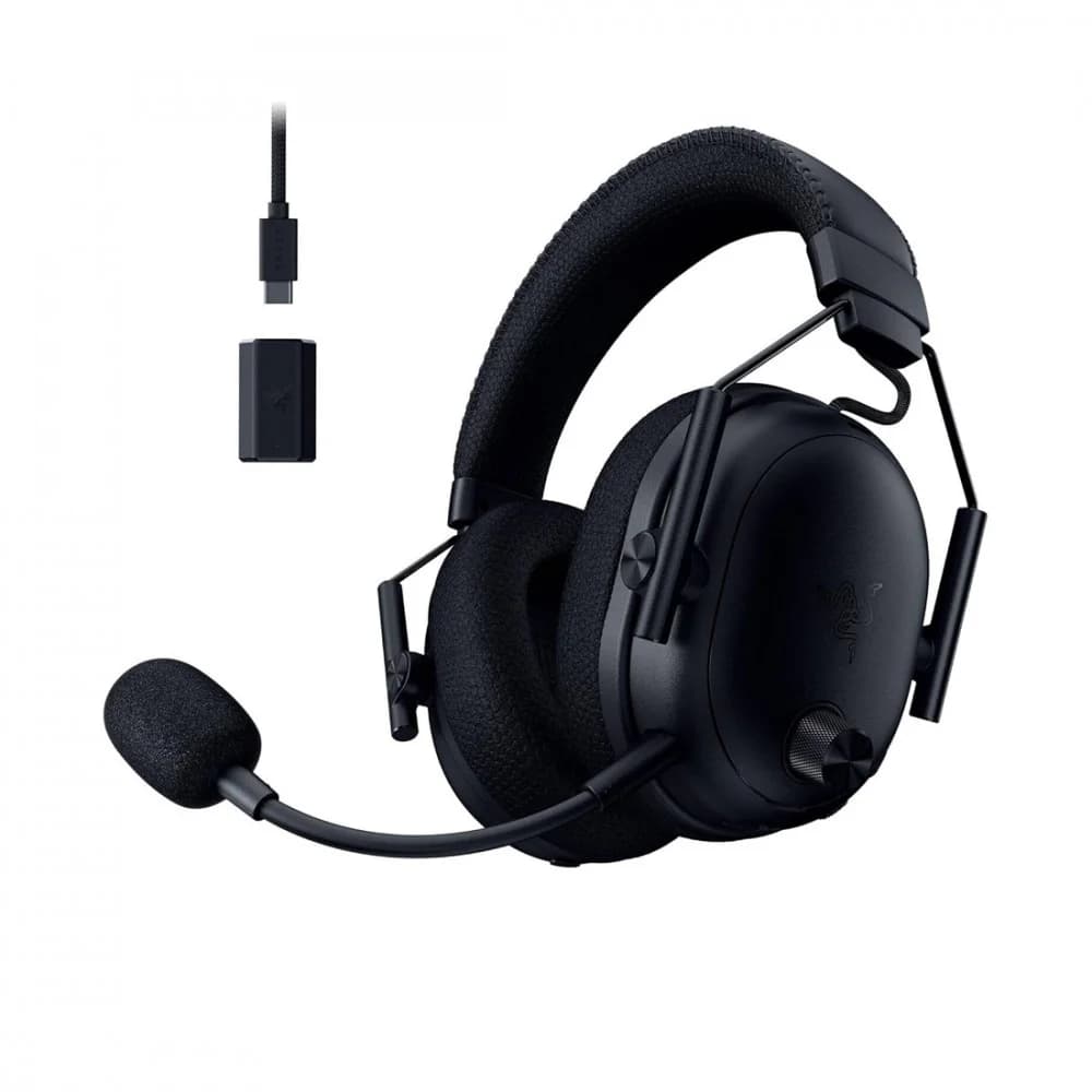 Гарнитура, Razer, BlackShark V3 Pro, RZ04-05400100-R3M1, Игровая гарнитура, Динамики 50 мм, THX Spatial Audio, 10 – 28000 Гц, 98 дБ, 32 Ом, Микрофон однонаправленный съёмный, 100 – 10000 Гц, –42 дБ,