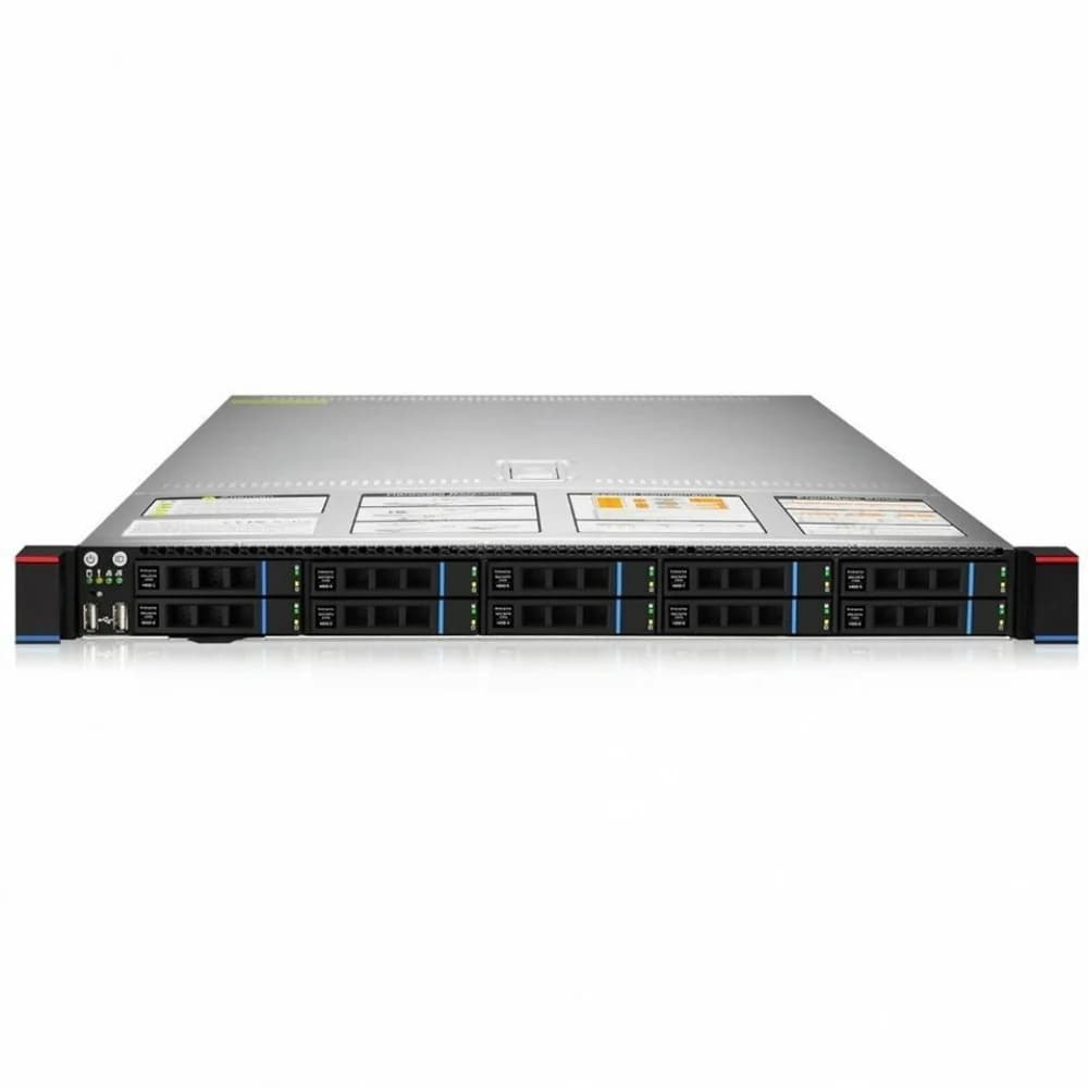 Сервер 1U Rack Gooxi SL101-D04R/2x Intel Xeon Gold 6244R 8 core 3.6Ghz/64GB DDR4 RDIMM/LSI-9361-8i/4x 3,5/2,5 SAS/SATA Drivу bays/2x 550W (Платформа для 1С)