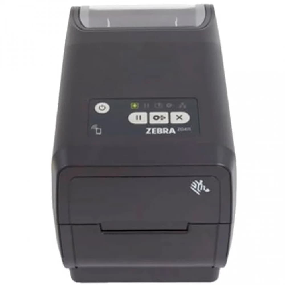 Thermal Transfer Printer (74M) ZD411 203 dpi, USB, USB Host, Modular Connectivity Slot, BTLE5, EU and UK Cords, Swiss Font, EZPL