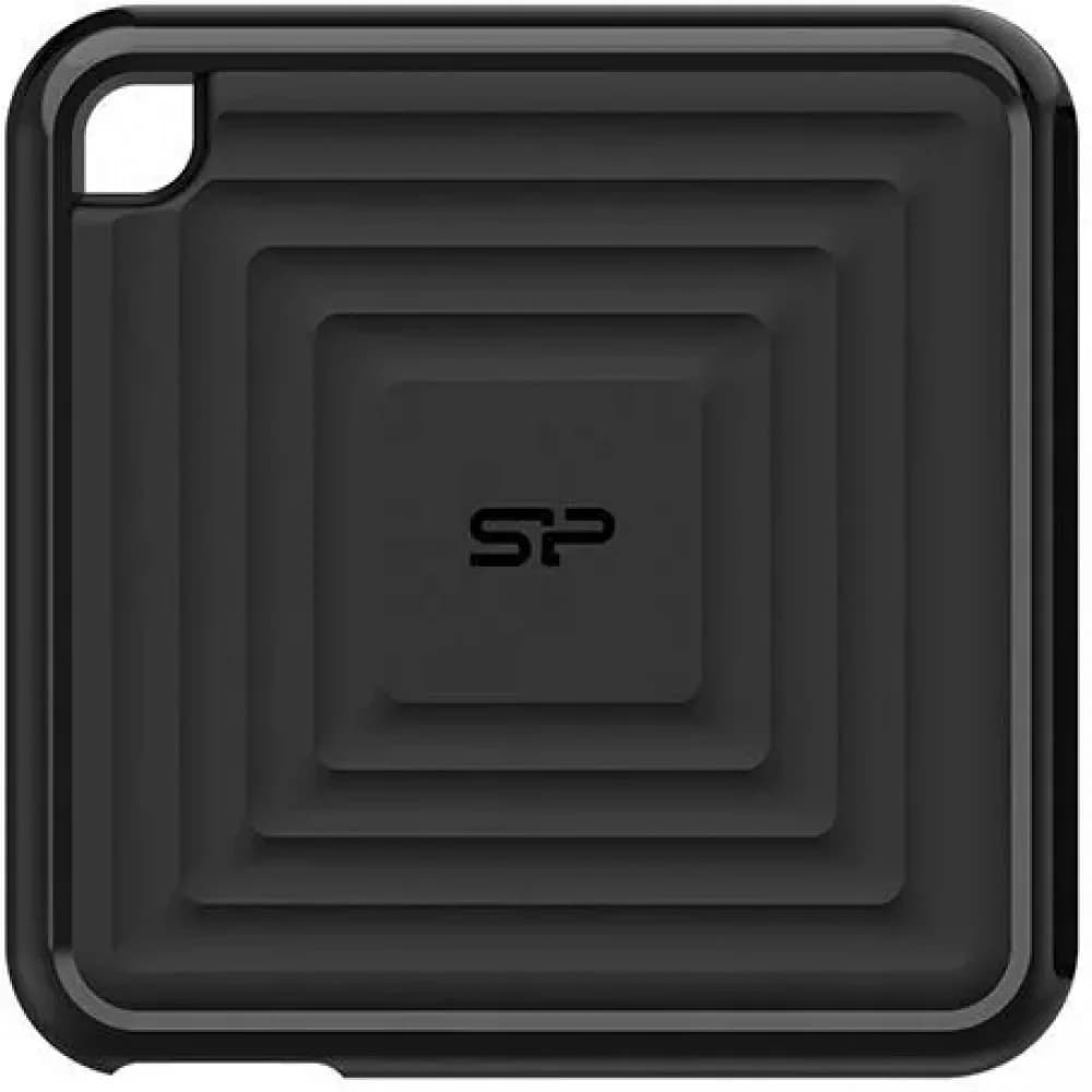 Silicon Power PC60 256GB Portable SSD SATAIII USB 3.2 Gen2 (Type-C) Portable SSD, R/W: up to 540MB/s 500MB/s, Black