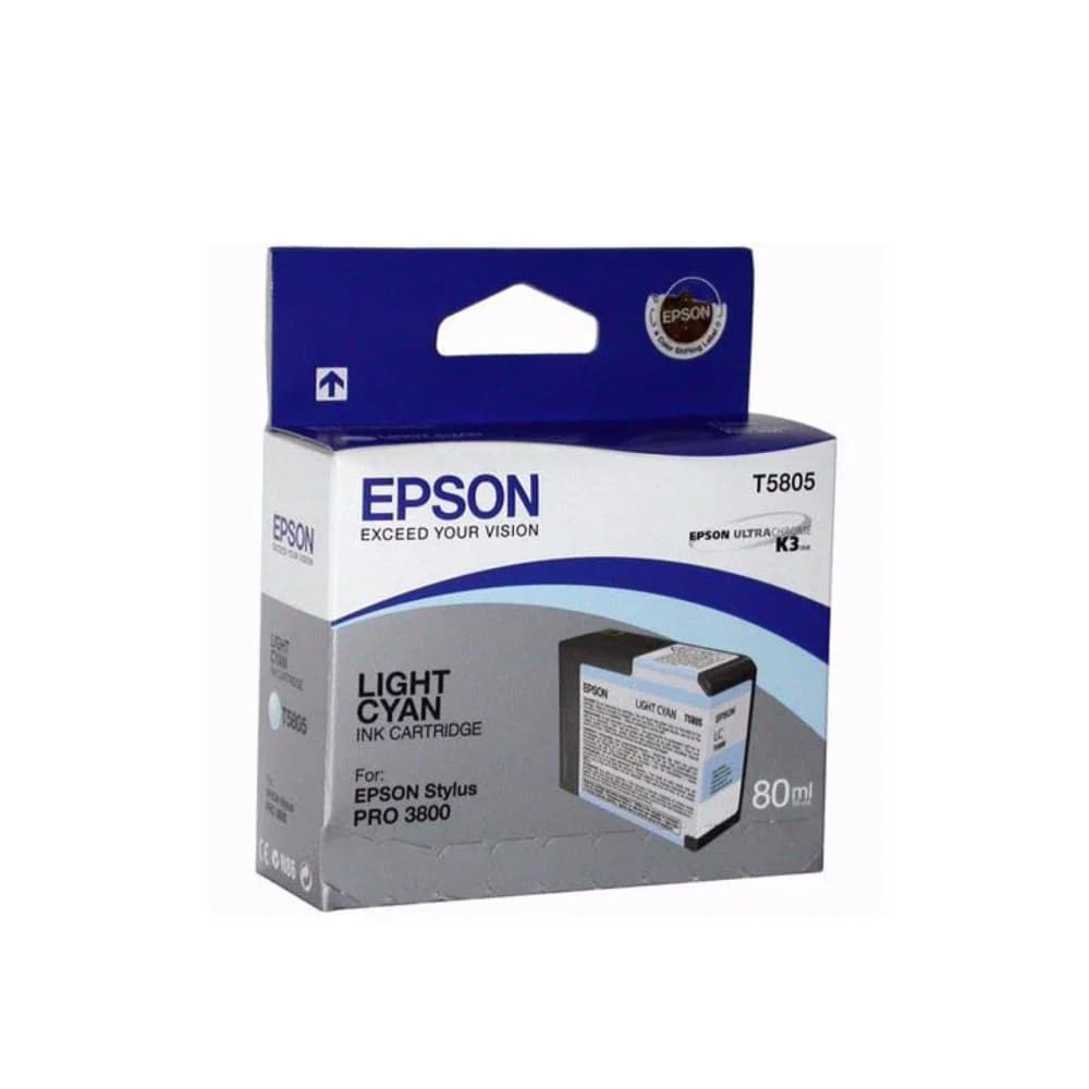 Картридж Epson C13T580500 STYLUS PRO 3800 светло-голубой Вид: Картридж Для бренда: Epson Производитель: Epson Ресурс: 80 мл Тип: Картридж EPSON Тип печати: Струйная Цвет: Светло-голубой