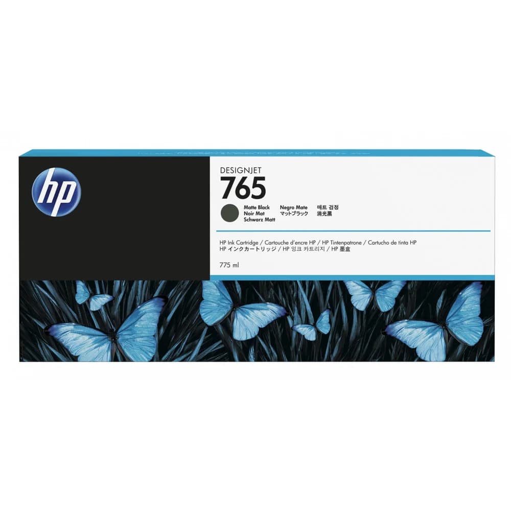 HP F9J55A HP 765 775-ml Matte Black Ink Cartridge for Designjet T7200 1067mm Production Printer (F2L46A)