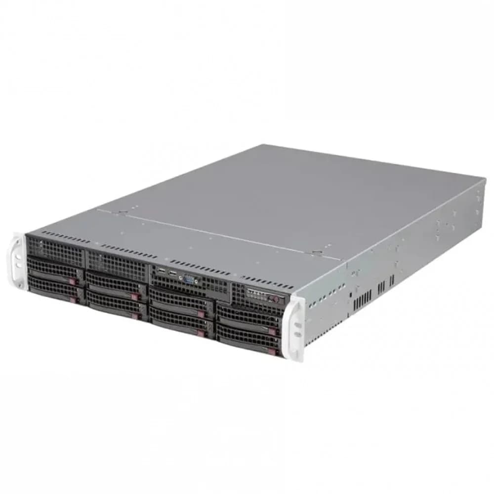 Сервер 2U Rack Supermicro CSE-825TQC-R1K23LPB/X12DPL-6/2x Intel Xeon 4310 12 core 2.1Ghz/2x 32GB DDR4 RDIMM/LSI-9460-8i RAID 0 1 5 10 50/1x 480GB SSD M.2/2x1 Gbe LAN Rj45/2x1200W